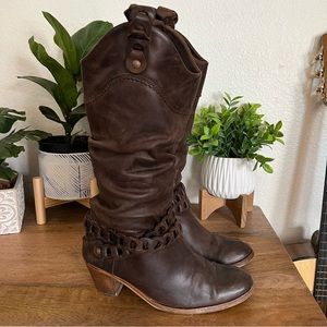 OluKai Brown Over the Knee Boots